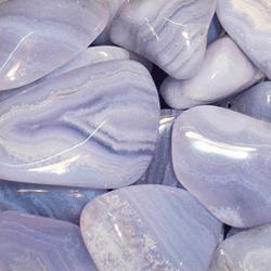 Pierre Calcédoine bleue